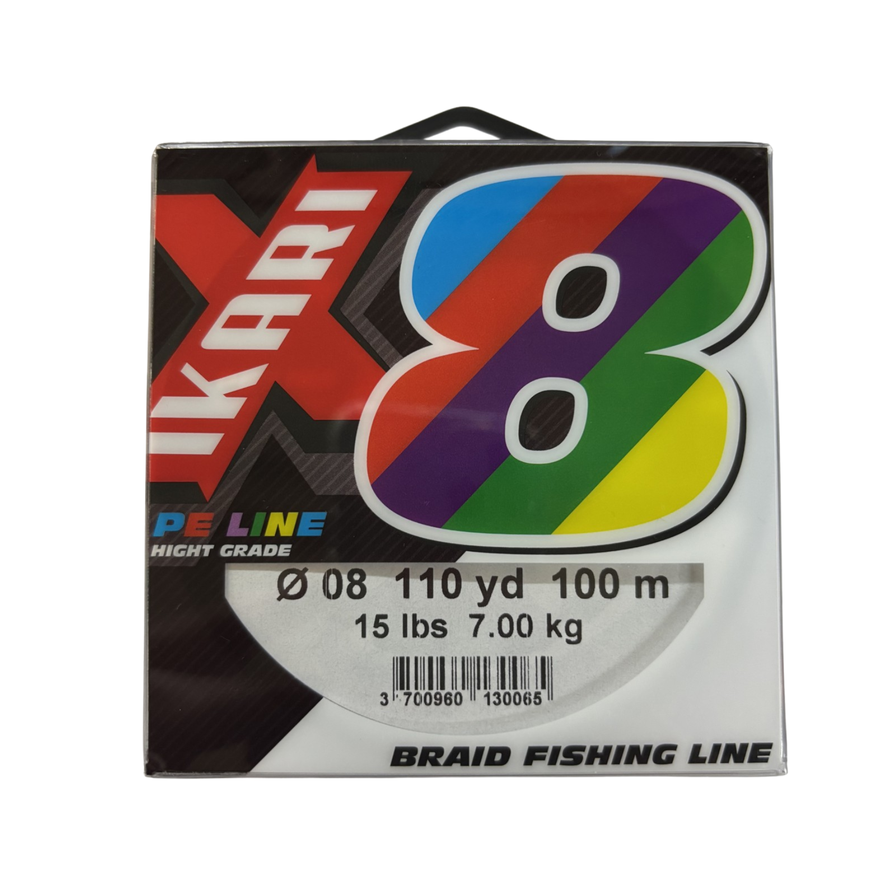 TRESSE POWERLINE IKARI X8 MULTICOLORE