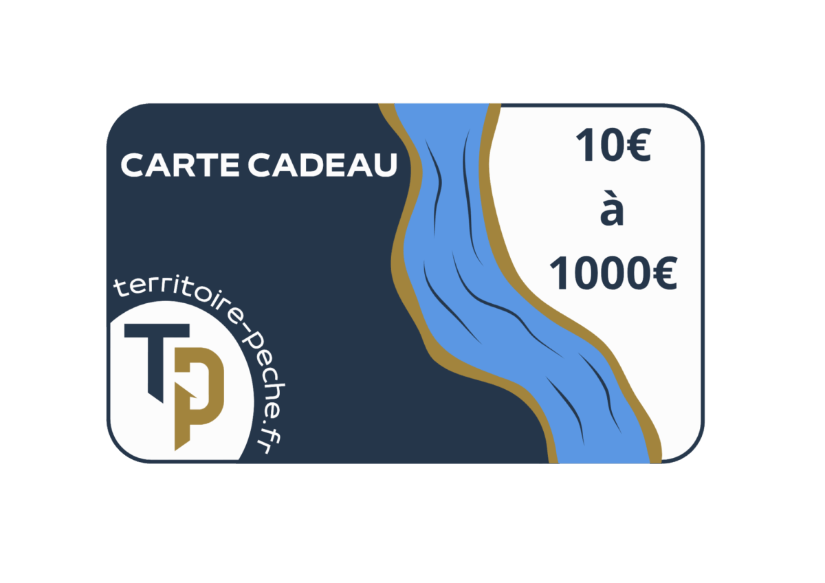 Carte cadeau Territoire Pêche 10€ à 1000€