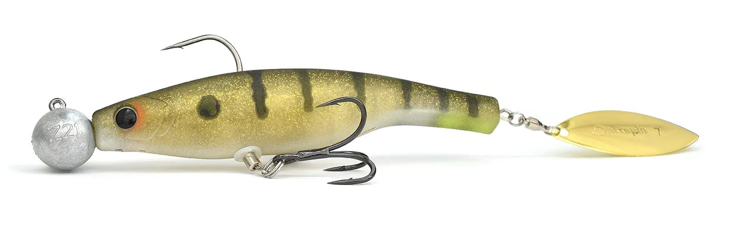 LEURRE A PALETTE MONTE DARTSPIN ROUND 7 HYPERLASTICS 21G