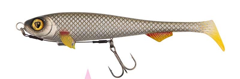 SUPER SLICK SHAD 18CM LOADED UV SILVER