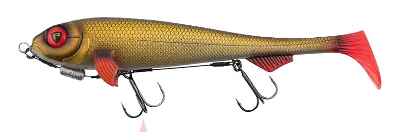 SUPER SLICK SHAD 23CM LOADED UV GOLD